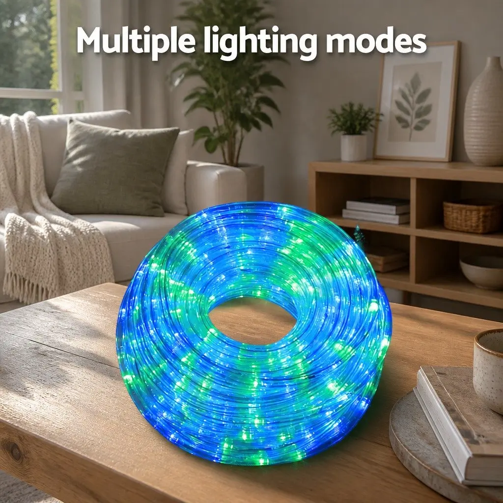 Christmas Rope Lights Indoor Outdoor 20M 600 LED Multicolour String Decorations