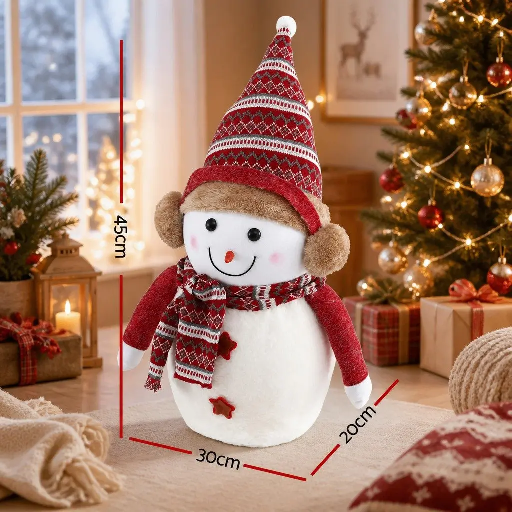 Christmas Snowman Plush Ornament 45cm