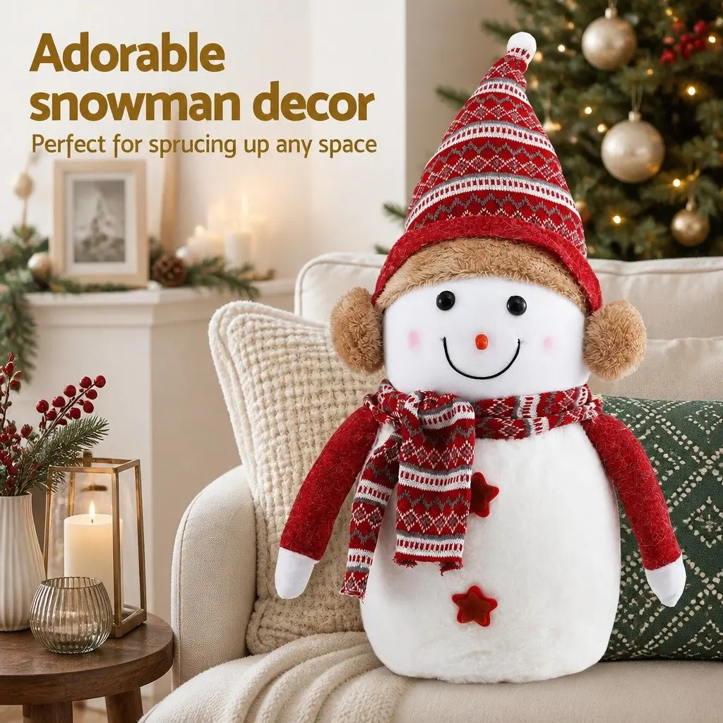 Christmas Snowman Plush Ornament 45cm
