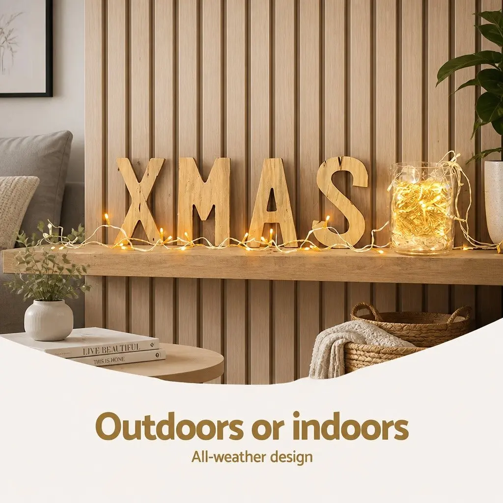 String Lights Outdoor Indoor 100M Warm White LED 500 Bulbs