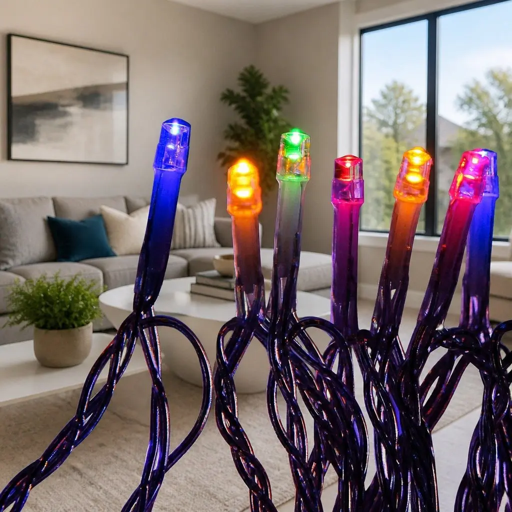 Christmas String Lights Indoor Outdoor 50M 500 LED Multi-Coloured