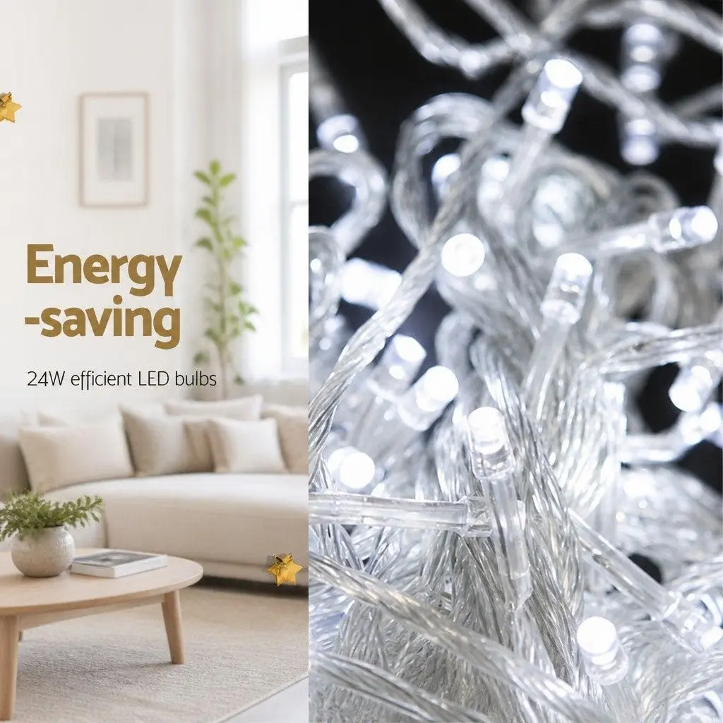 Christmas String Lights Outdoor Indoor 100M 500 LED Cool White