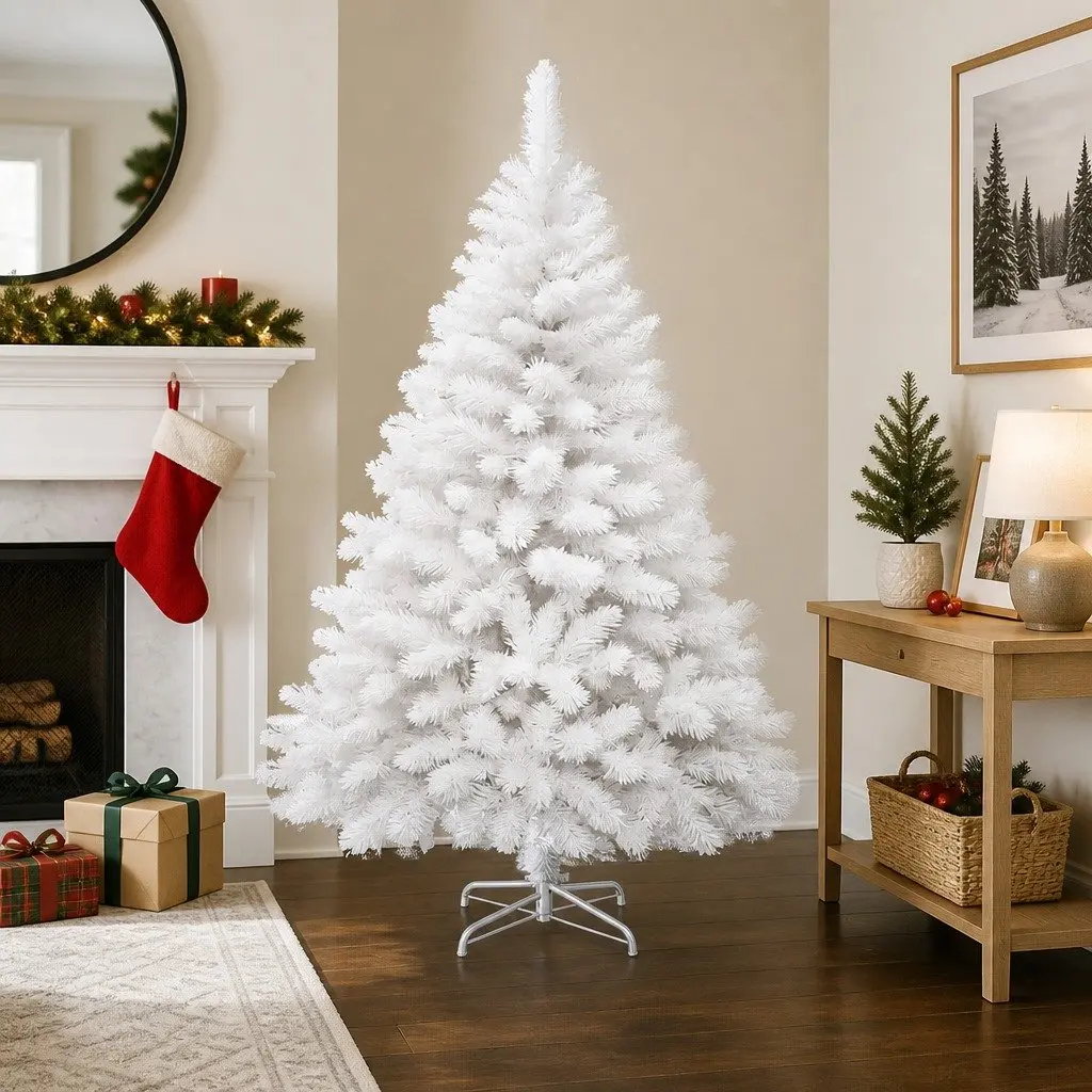 White Christmas Tree Indoor Outdoor 1.8M