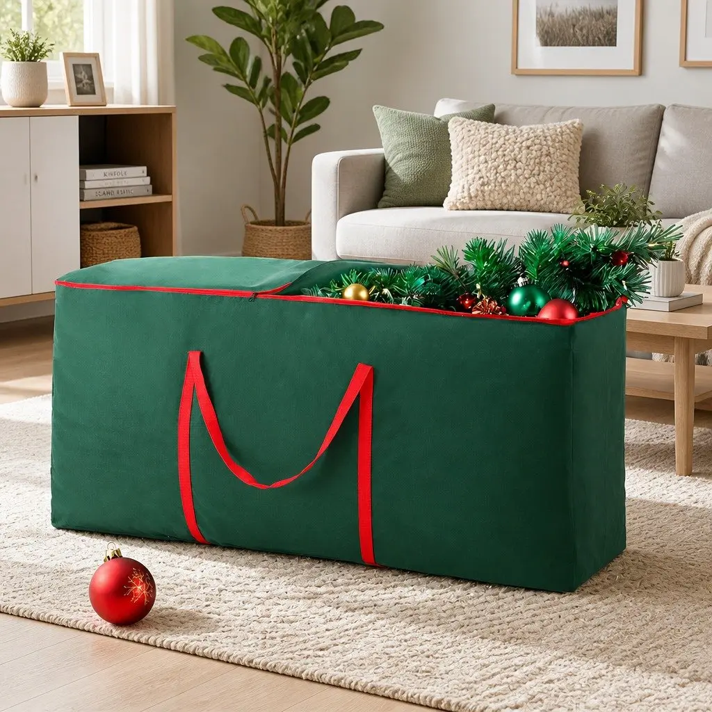 Christmas Tree Storage Bag for Up to 8ft Tree Green
