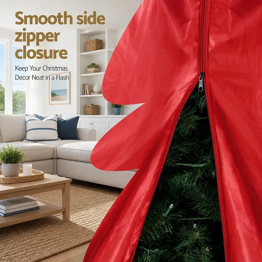 Christmas Tree Storage Bag for 8ft Tree Red