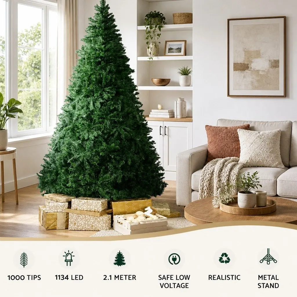 7FT Pre-lit Christmas Tree