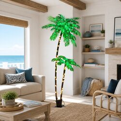 2.1m LED Christmas Palm Tree Specifications and Details