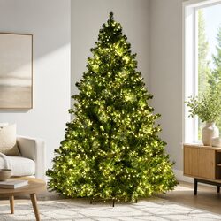 7FT Christmas Tree: 3000 LEDs, 8 Lighting Modes