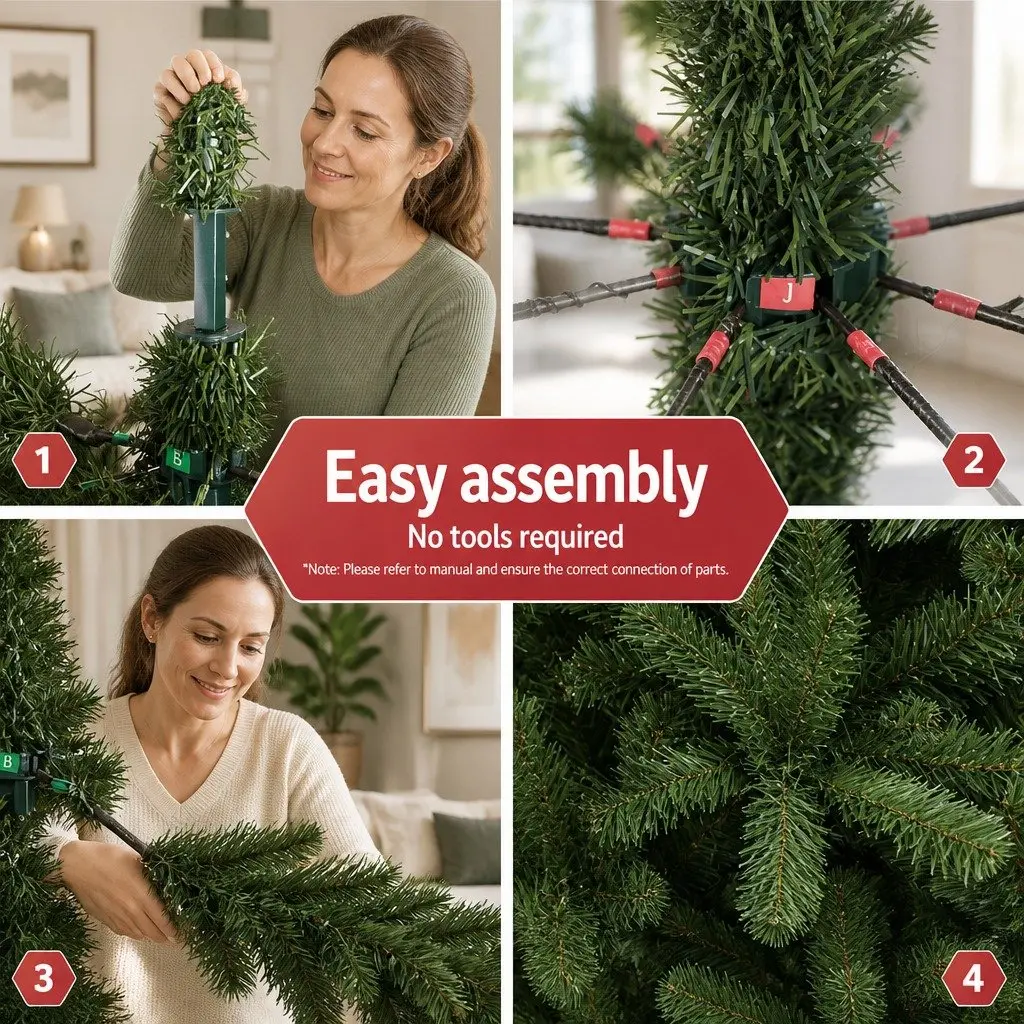 Christmas Tree 7FT Green Fir for Christmas Decorations