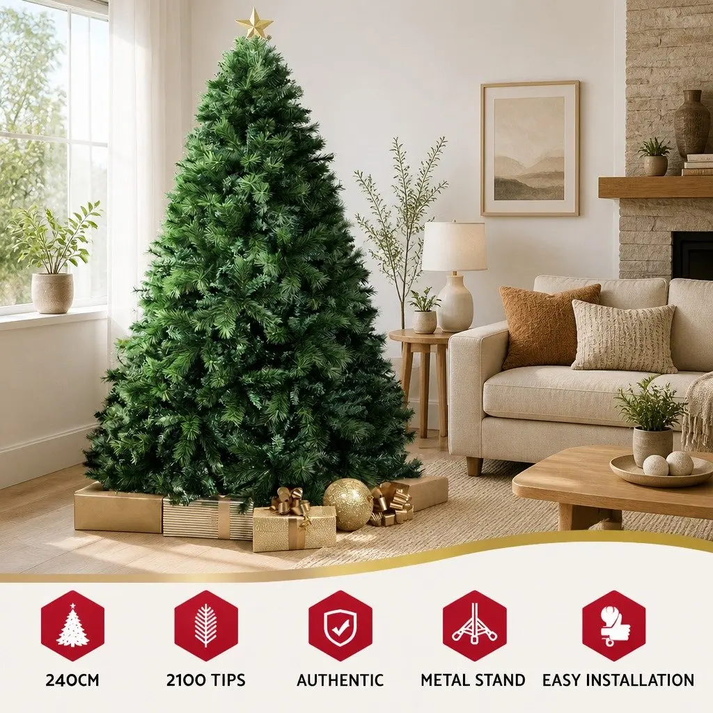 2.4M Green Christmas Tree