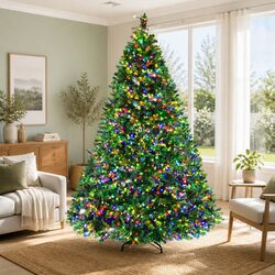 Specifications of 2.4M Pre-lit Christmas Tree with 3190 LEDs
