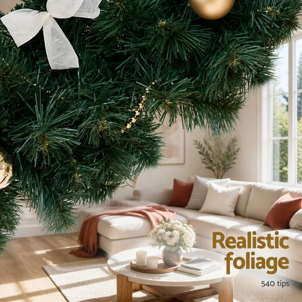 Christmas Garland Indoor Outdoor 2.4m