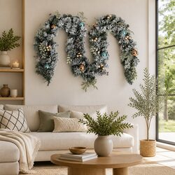 Detailed Specifications of 2.7m Pre-lit Christmas Garland