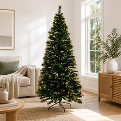 6ft LED Christmas Tree Specs: Warm White Lights and Strong Build