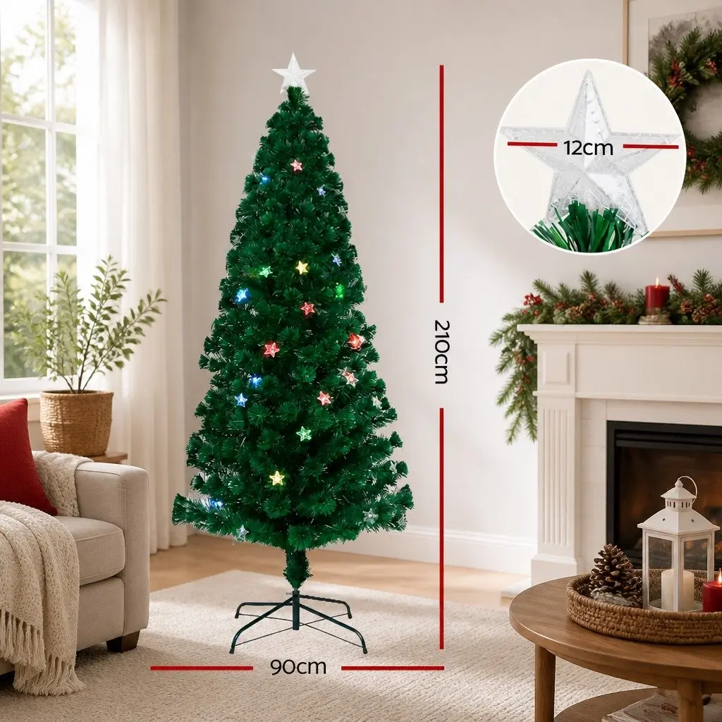 7ft Pre-Lit LED Christmas Tree