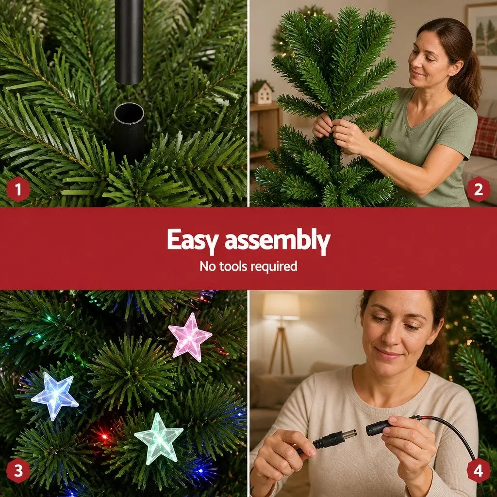 7ft Pre-Lit LED Christmas Tree