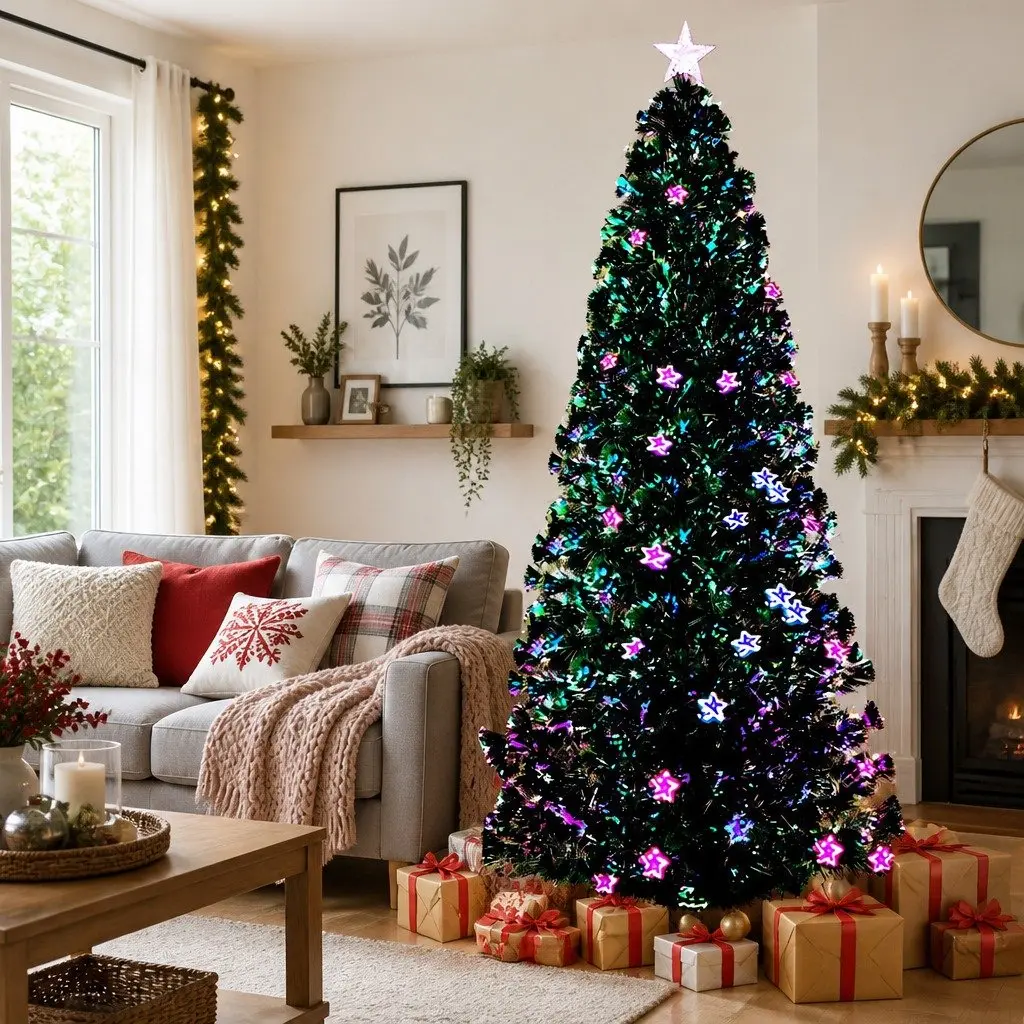 7ft Pre-Lit LED Christmas Tree