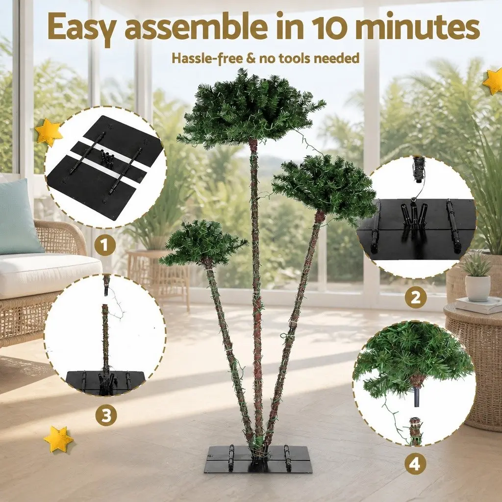 LED Christmas Palm Tree Indoor Outdoor 1.2M 1.5M 1.8M