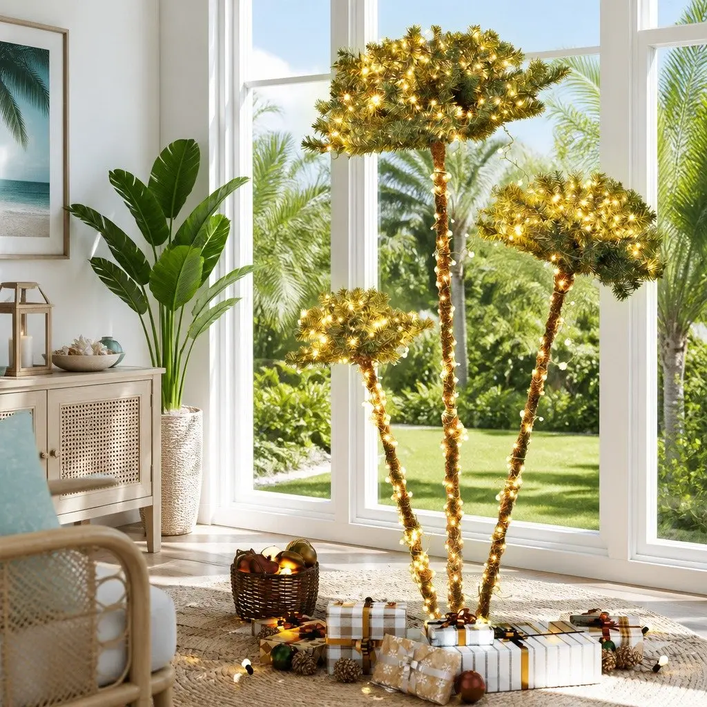 LED Christmas Palm Tree Indoor Outdoor 1.2M 1.5M 1.8M