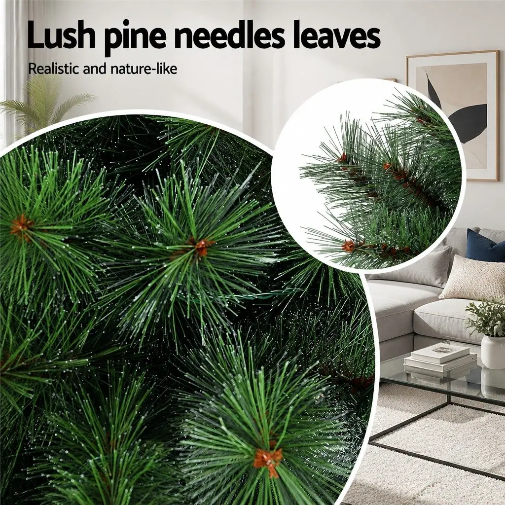 Christmas Palm Tree Set Indoor Outdoor 1.5m 1m LED Warm Light Decorations