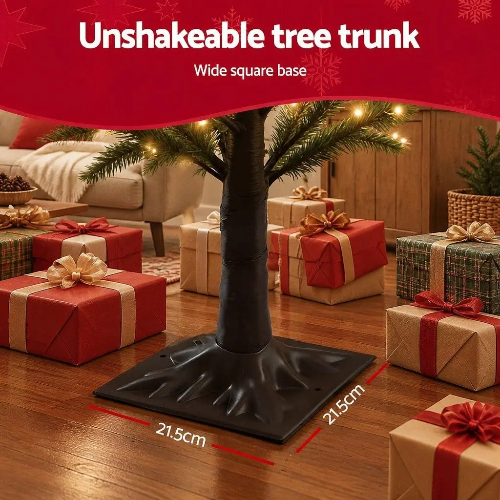 Pre-lit Christmas Tree for Christmas 1.8M Green Artificial with LED Lights 8 Modes