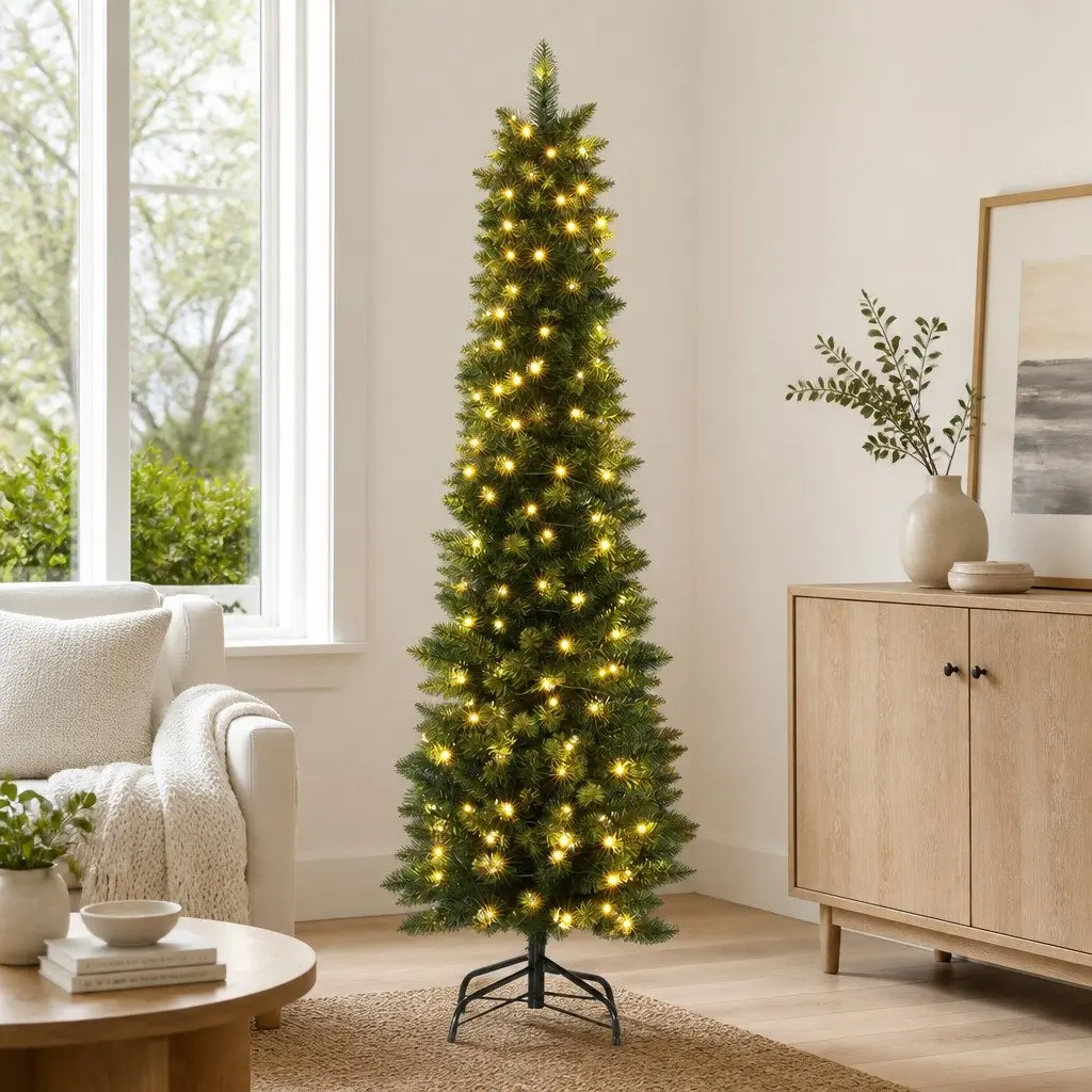 1.8m Christmas Tree with 300 Tips and 200 Warm LEDs