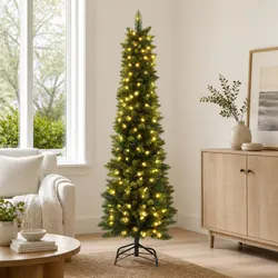 1.8m Christmas Tree with 300 Tips and 200 Warm LEDs