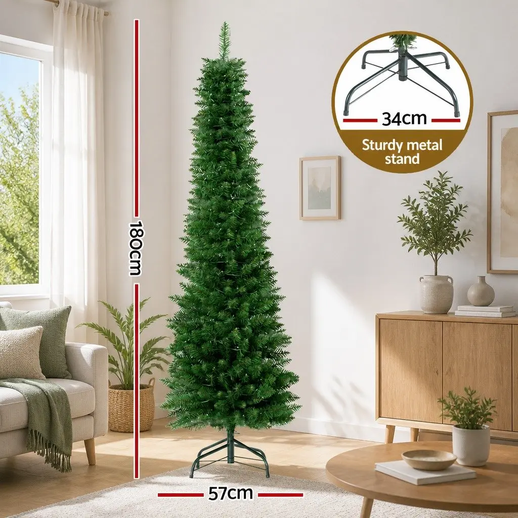 1.8m Christmas Tree with 300 Tips and 200 Warm LEDs
