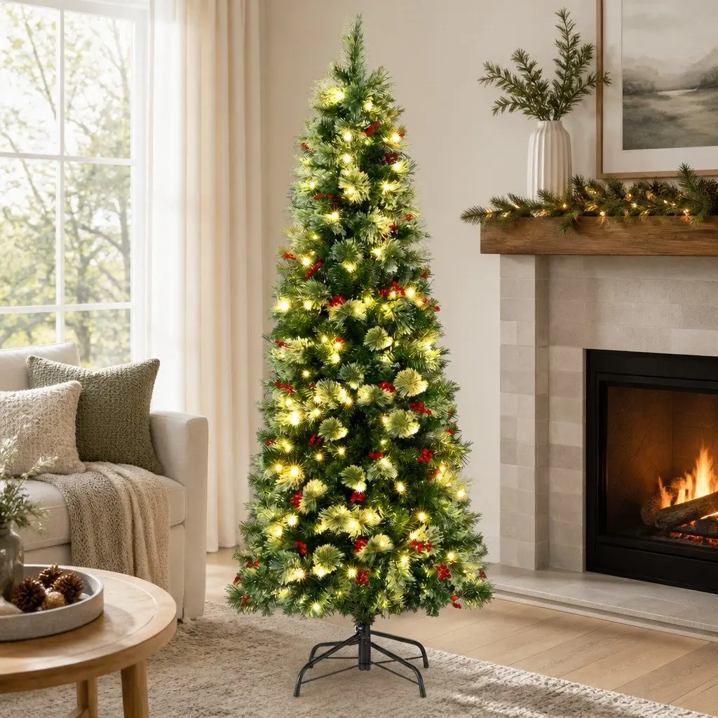 1.8M LED Christmas Tree with Warm Lights