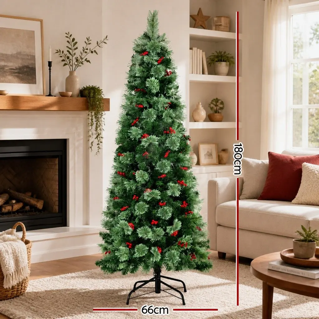 1.8M LED Christmas Tree with Warm Lights