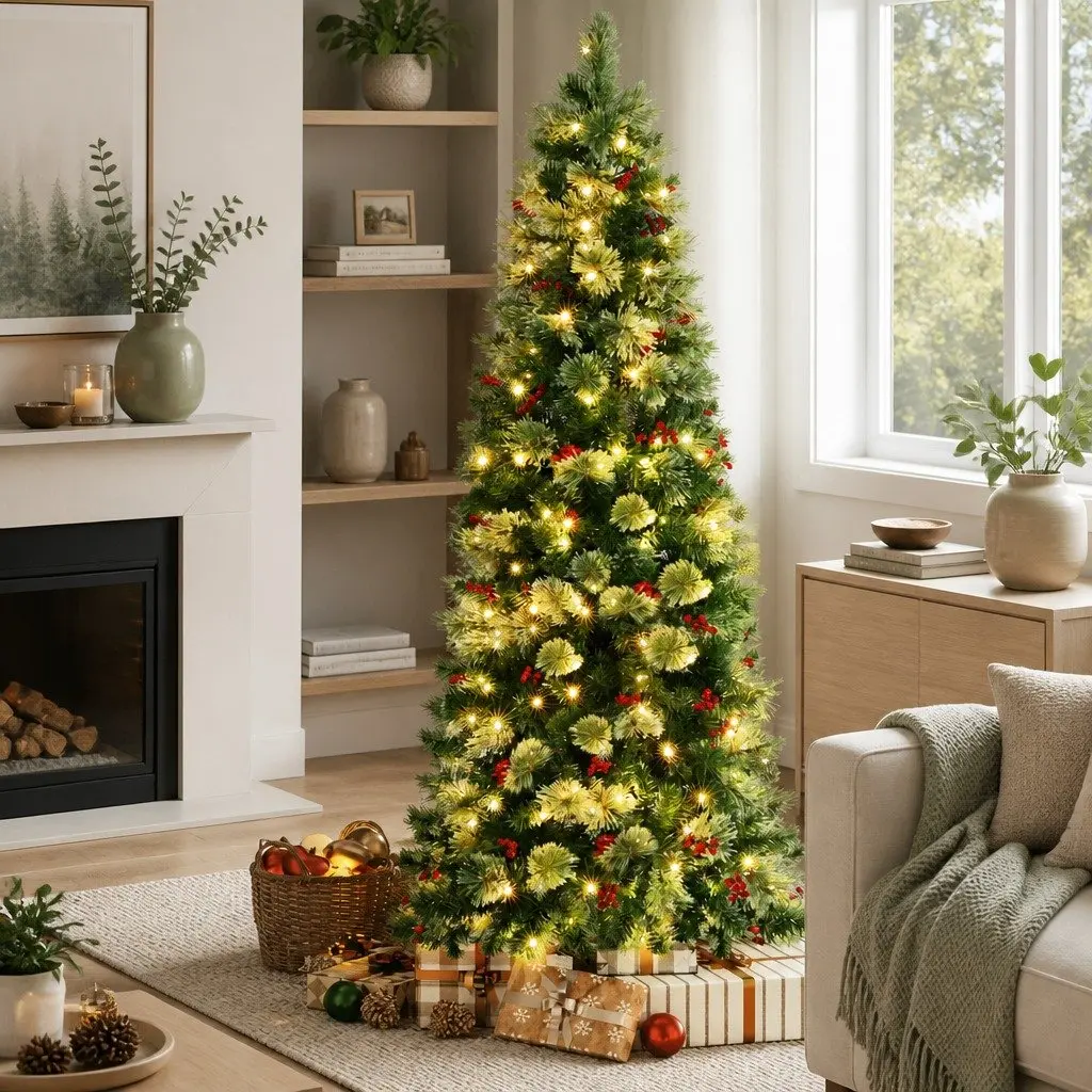 1.8M LED Christmas Tree with Warm Lights