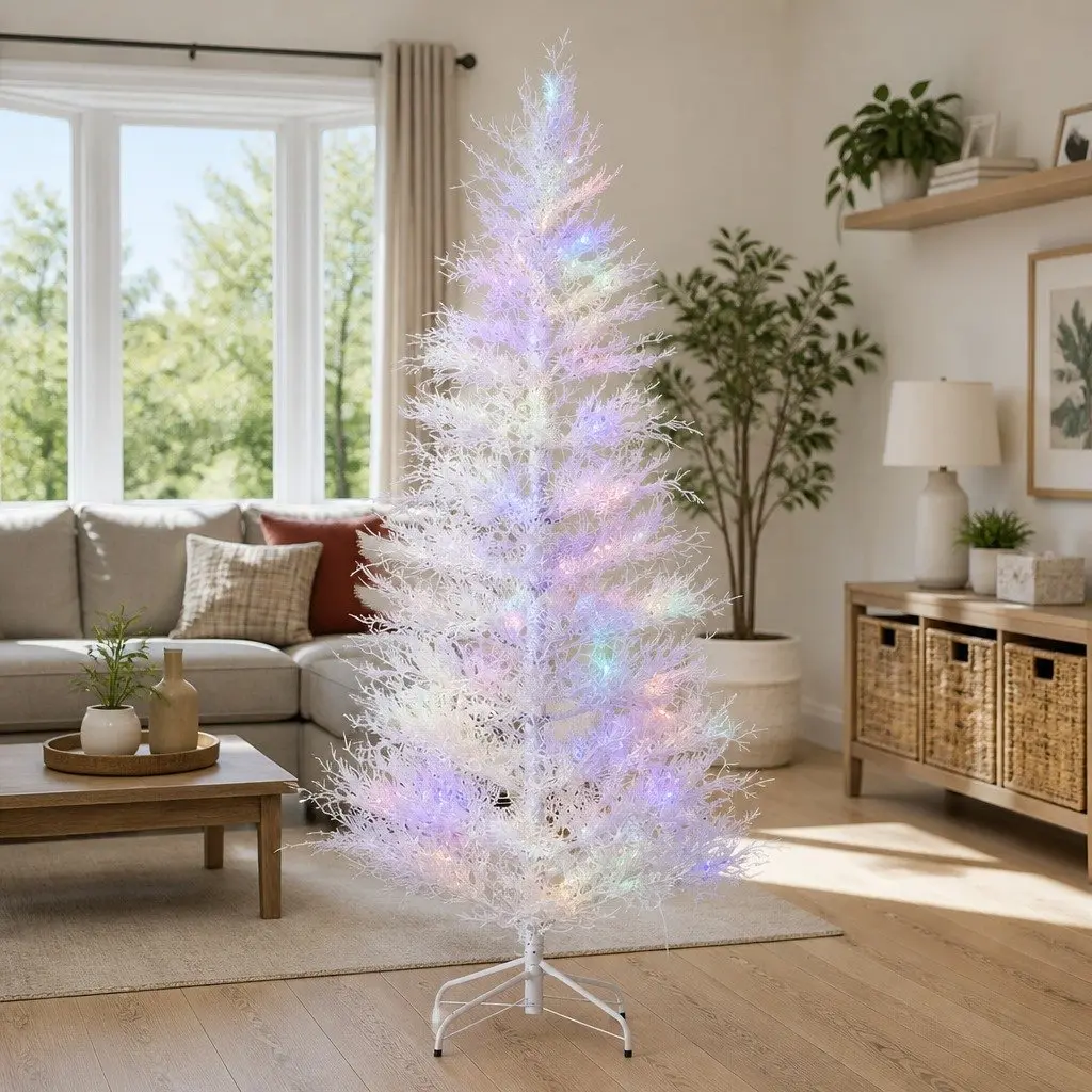 LED Christmas Tree 1.8M Pre-Lit Multi Colour for Living Room