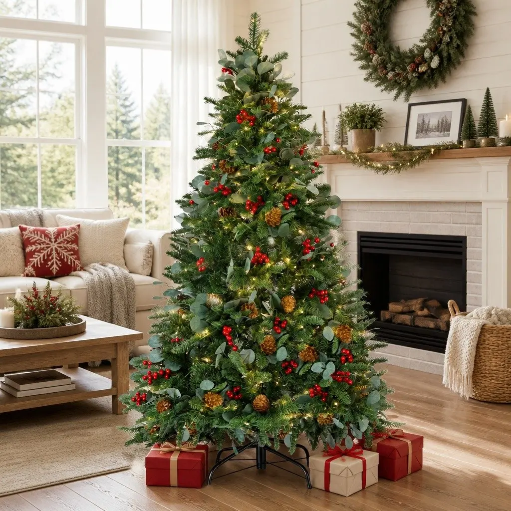 Christmas Tree 1.5m 150cm LED for Home Office Holiday Party Decoration