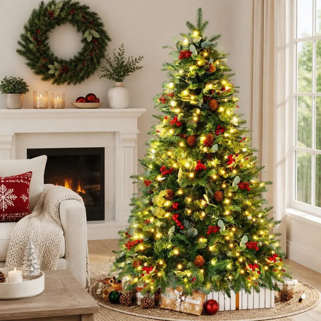 Christmas Tree 1.5m 150cm LED for Home Office Holiday Party Decoration