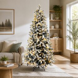 2.1m Pre-Lit Christmas Tree - Specs and Details