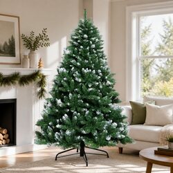 8FT Artificial Snow Frosted Christmas Tree Specifications