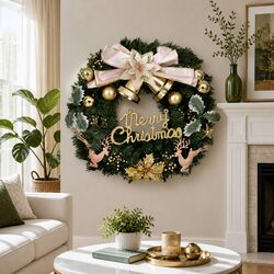 60CM Green Christmas Wreath Specifications and Details
