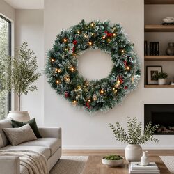 60cm Christmas Wreath: Detailed Specs and Features