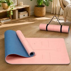 Dimensions and Features of the 183cm Dual-Color Yoga Mat