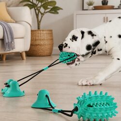 Dog Treat Puzzle Toy - Suction Design for Fun Play