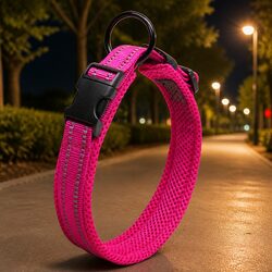 Specifications of Reflective Dog Collar with Safety Clip