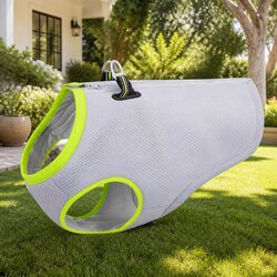Dog Cooling Vest 2XL Yellow - Water-Activated Comfort