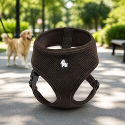 Adjustable Dog Harness with Steel D Ring for Small Breeds