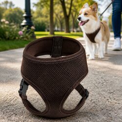Specifications of the Brown Adjustable Dog Harness L