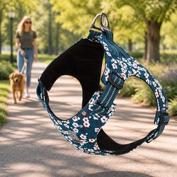 Specifications of XL Floral Dog Harness with Reflective Straps