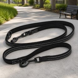 Detailed Specs of the Multi-Function Dog Lead Leash M in Black