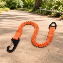 Bungee Leash Extension Orange Large Pet Walking Accessory Control Attachment
