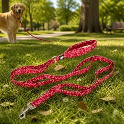 Large Floral Dog Lead: Specifications & Features
