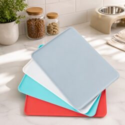 Specifications of Blue Waterproof Silicone Pet Food Mat