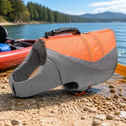 Specifications of Medium Orange Dog Life Jacket